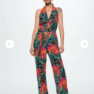 Mango Floral Jumpsuit